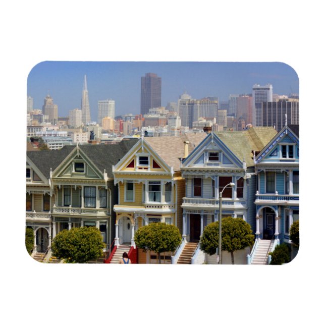 San Franciscos berömda målade damer Magnet (Horisontell)