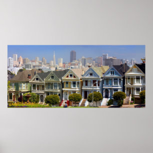 San Franciscos berömda målade damer Poster