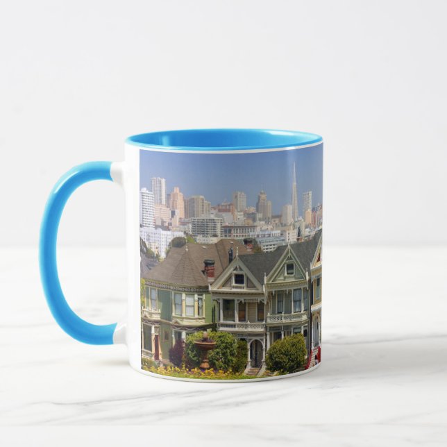 San Franciscos berömda Painted Ladies Mugg (Vänster)
