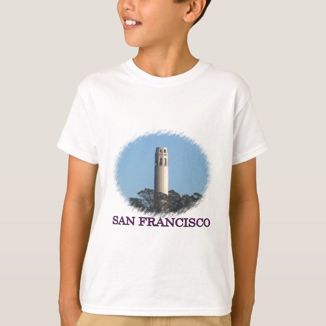 San Francisco's Coit Torn T-shirt (Framsida)