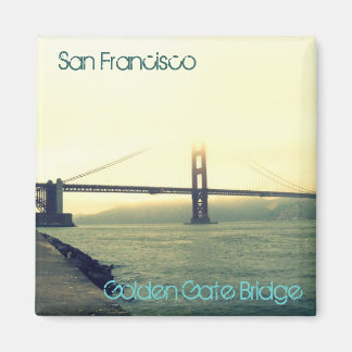 San Francisco's Golden Grind Bridge Magnet
