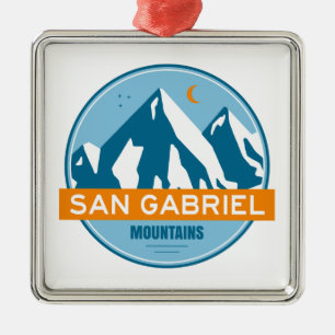 San Gabriel Mountains California Julgransprydnad Metall