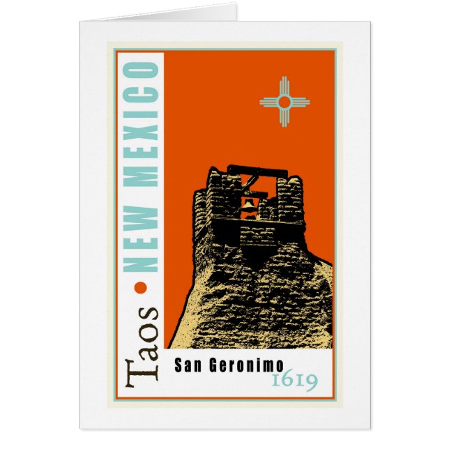 San Geronimo kyrka Hälsningskort (Framsidan)