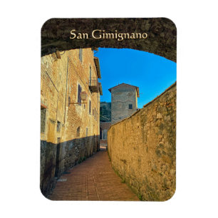 San Gimignano gator Flexibelt Fotomagnet Magnet