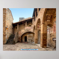 San Gimignano, Toskana, Italien