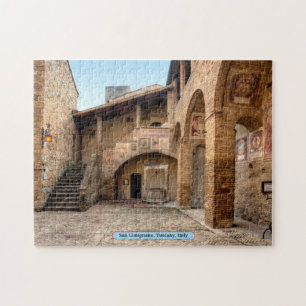 San Gimignano, Tuscany, italien Pussel