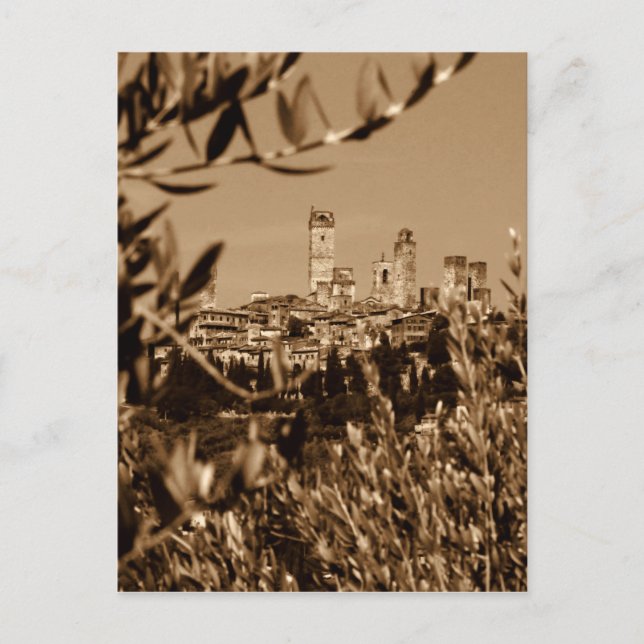 San Gimignano Vykort (Framsida)