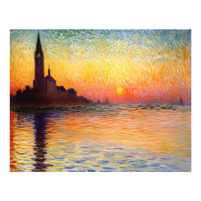 San Giorgio Maggiore i Dusk Fototryck (Framsidan)