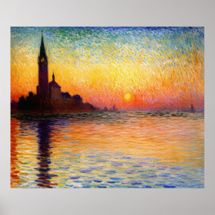 San Giorgio Maggiore i Dusk Poster