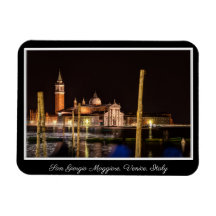 San Giorgio Maggiore i Night, Venedig, Italien