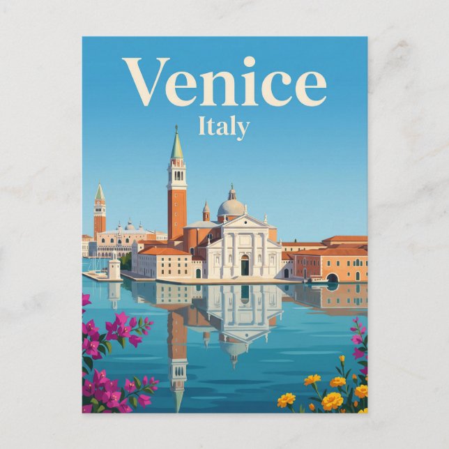 San Giorgio Maggiore Italien Vykort (Framsida)