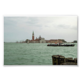 San Giorgio Maggiore-kyrkan & Venetianska lagunen Fototryck