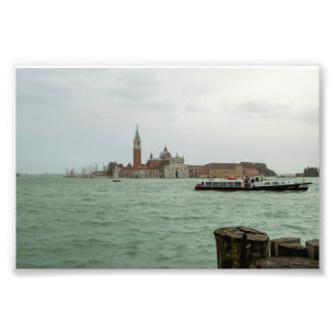 San Giorgio Maggiore-kyrkan & Venetianska lagunen Fototryck