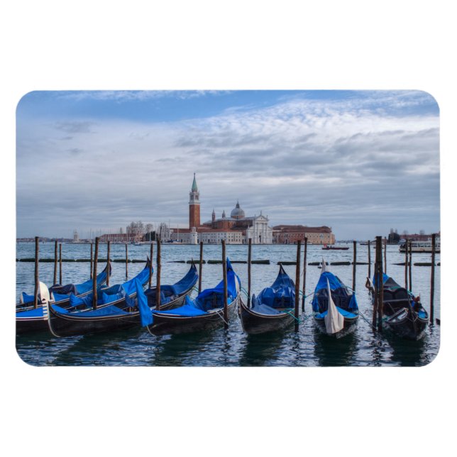 San Giorgio Maggiore Venice Italien Magnet (Horisontell)