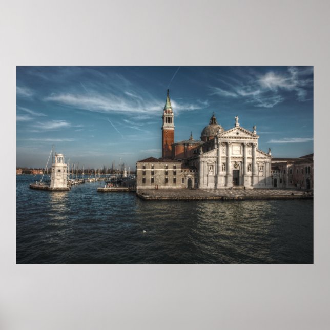 San Giorgio Maggiore Venice Italien Poster (Framsidan)