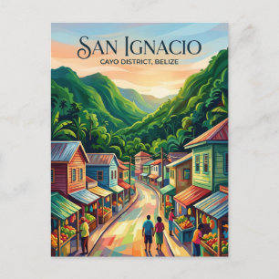 San Ignacio Town Belize Vykort