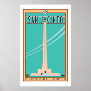 San Jacinto Monument-Affisch Poster