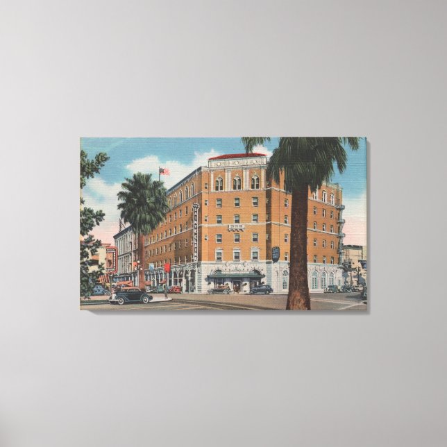 San Jose, CA - Hotel Sainte Claire Canvastryck (Framsida)