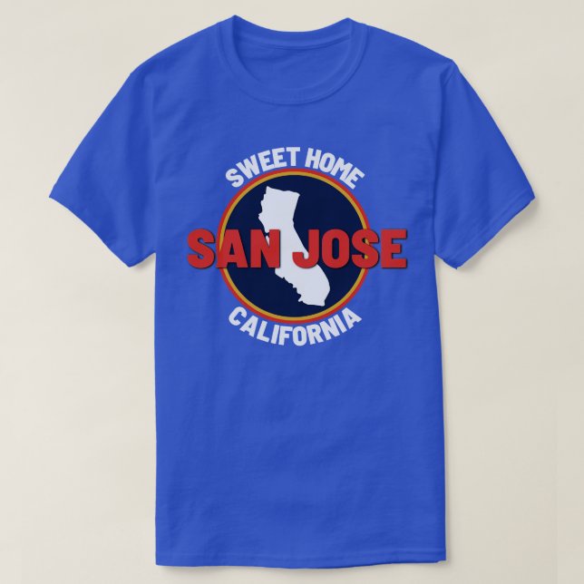San Jose California 1 T Shirt (Design framsida)