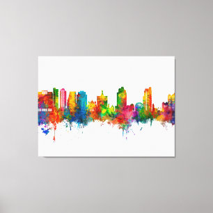 San Jose California Skyline Canvastryck