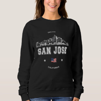San Jose California Skyline T Shirt