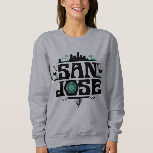 San Jose California United States T Shirt (Framsida)