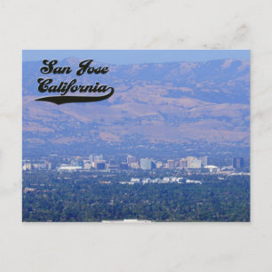 San Jose California vycard Vykort