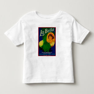 San Jose CaliforniaLa Bella grönsaketikett T Shirt