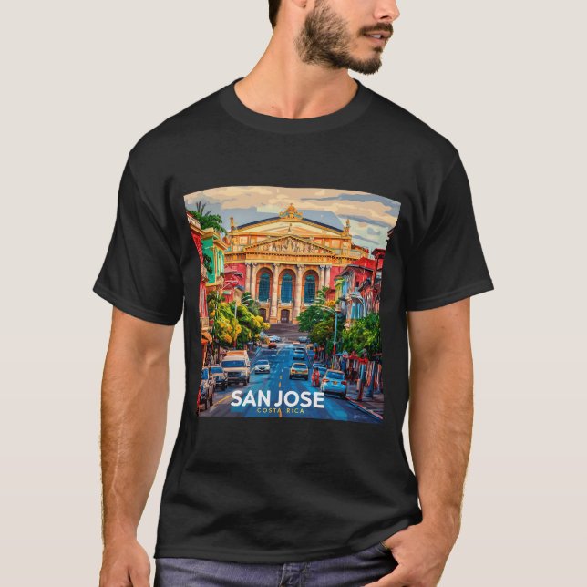 San Jose,Costa Rica T Shirt (Framsida)
