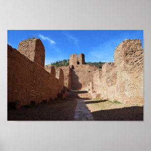 San Jose de los Jemez Uppdrag Church, New mexico Poster