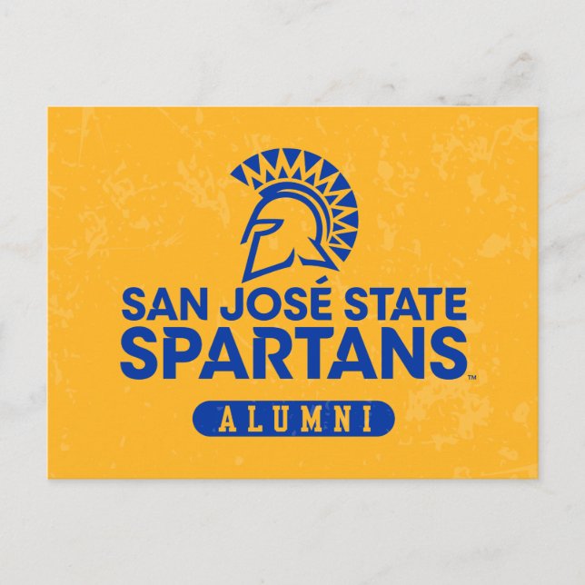 San Jose delstat Spartans Distress Inbjudan Vykort (Framsida)