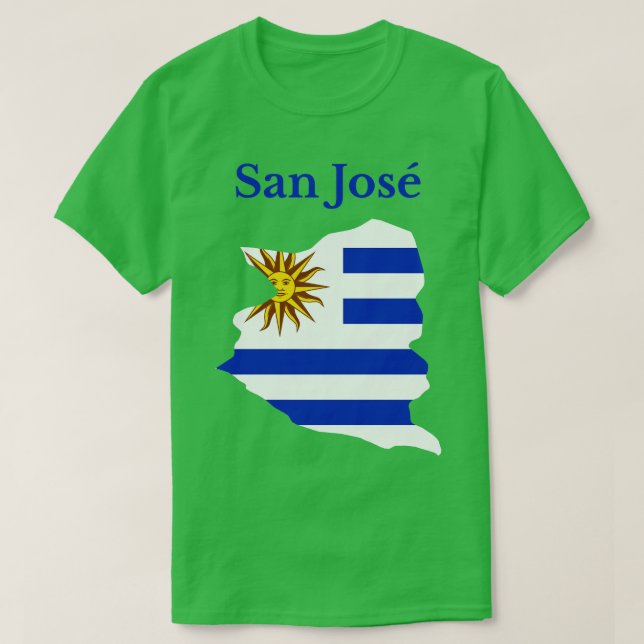 San Jose-departementet Uruguay T Shirt (Design framsida)