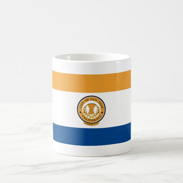 San Jose Flagga Kaffemugg (Center)