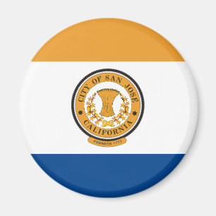 San Jose flagga Magnet