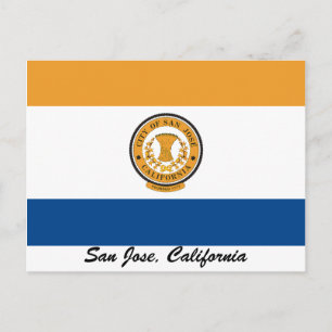 San Jose Flagga Vykort