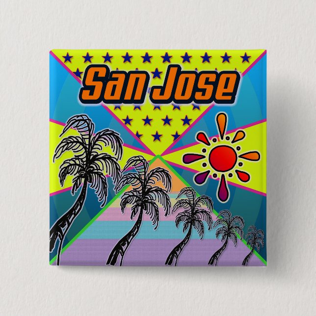 San Jose Freedom Button Knapp (Framsida)
