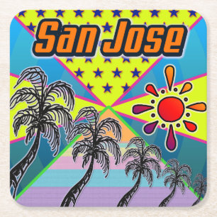 San Jose Freedom Underlägg Papper Kvadrat