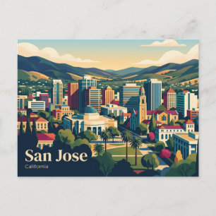 San Jose Kalifornien Kalifornien Vykort