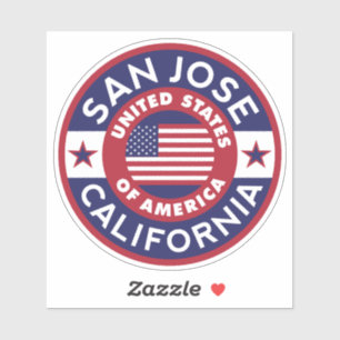 SAN JOSE, Kalifornien Klistermärken