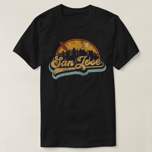 San Jose, Kalifornien T Shirt (Design framsida)