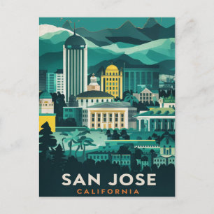San Jose, Kalifornien Vykort