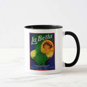 San Jose, KalifornienLa Bella Vegetable Label Mugg