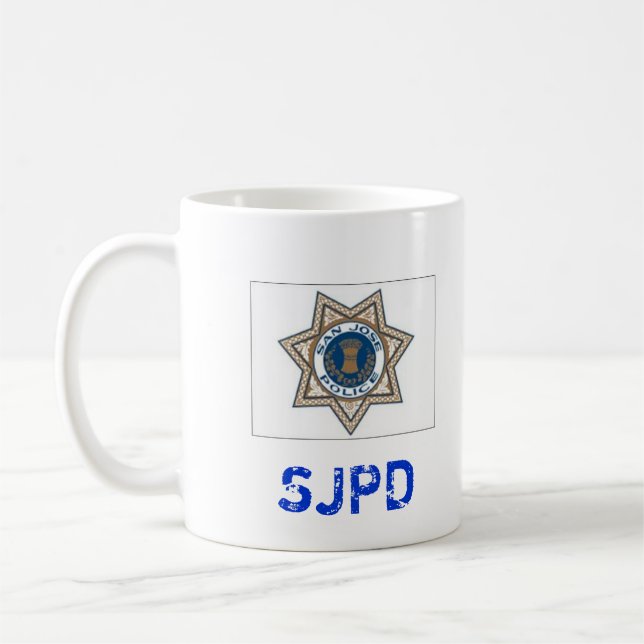 San Jose * polisenkopp Kaffemugg (Vänster)