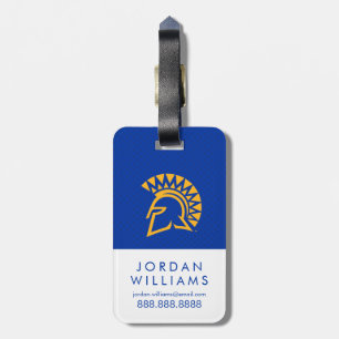 San Jose pricker den statliga Spartans polkaen Bagagebricka