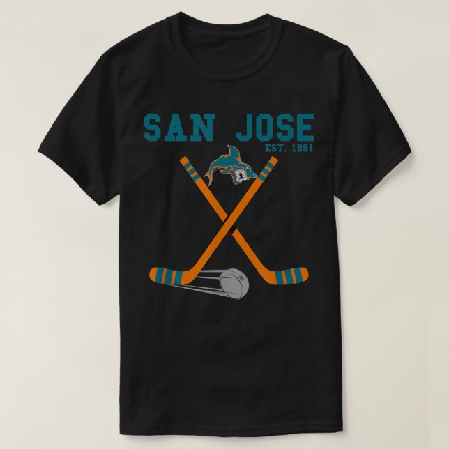 San Jose Sports Team Est 1991 Novelty Athletic Sha T Shirt (Design framsida)