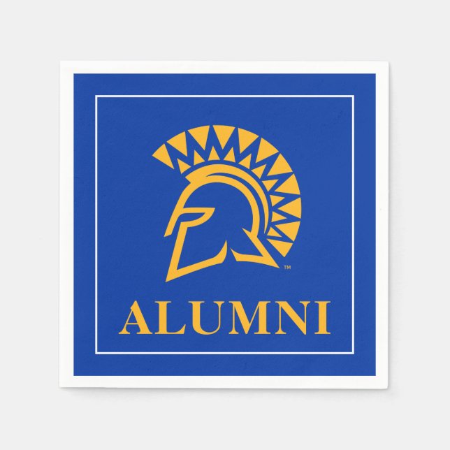 San Jose State Spartans Alumni Pappersservett (Framsidan)