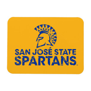 San Jose State Spartans Logotyp Utsliten Magnet