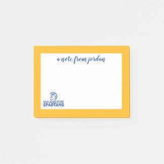 San Jose State Spartans Logotyp Utsliten Post-it Block