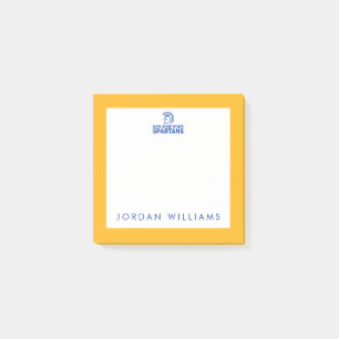 San Jose State Spartans Logotyp Utsliten Post-it Block