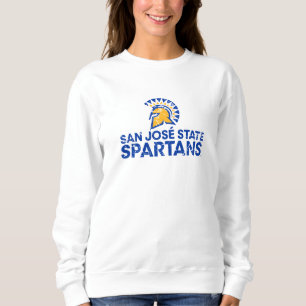 San Jose State Spartans Logotyp Varumärke Distress T Shirt